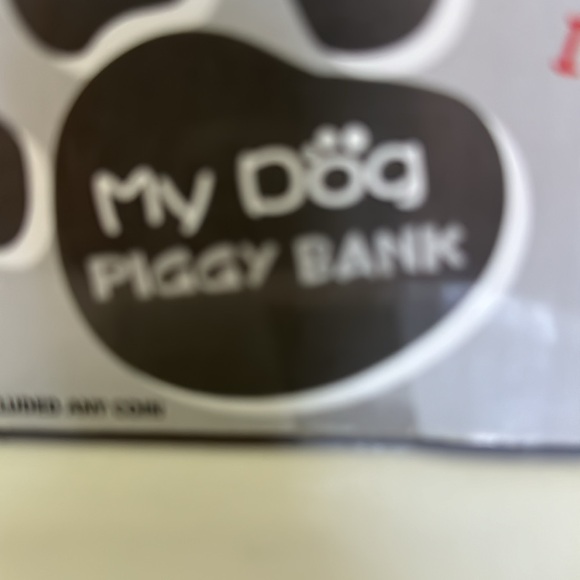 Piggy bank Dog mechanical coins in the food bowl and he will eat them up NIB - Picture 5 of 5